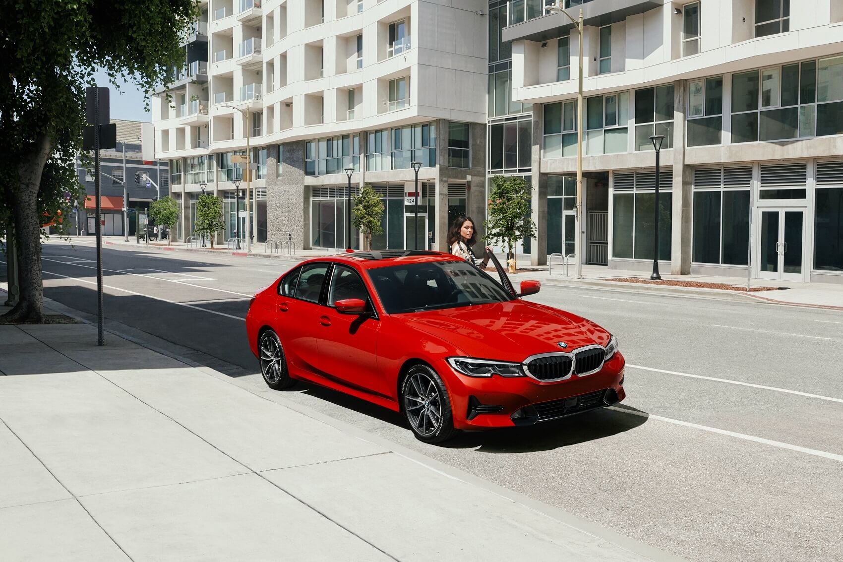 BMW 3 Series in Red