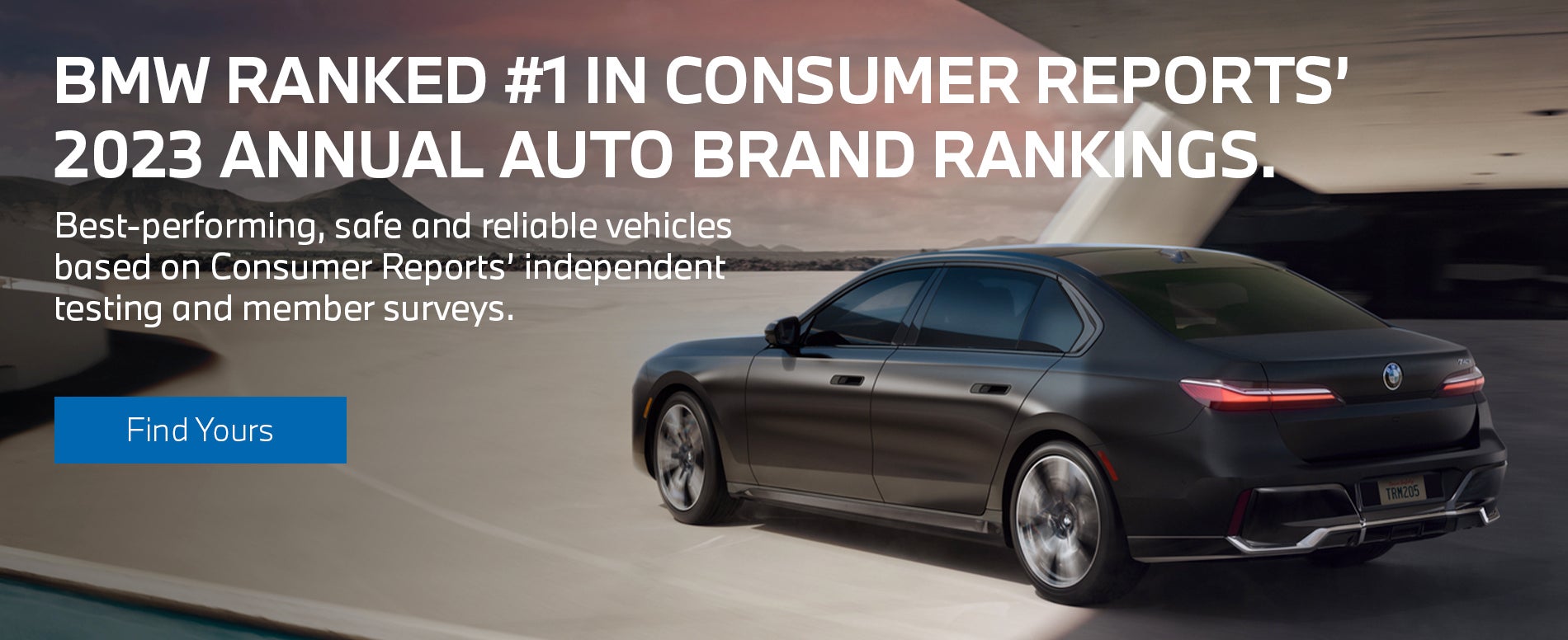 BMW RANKED #1 IN CONSUMER REPORTS'